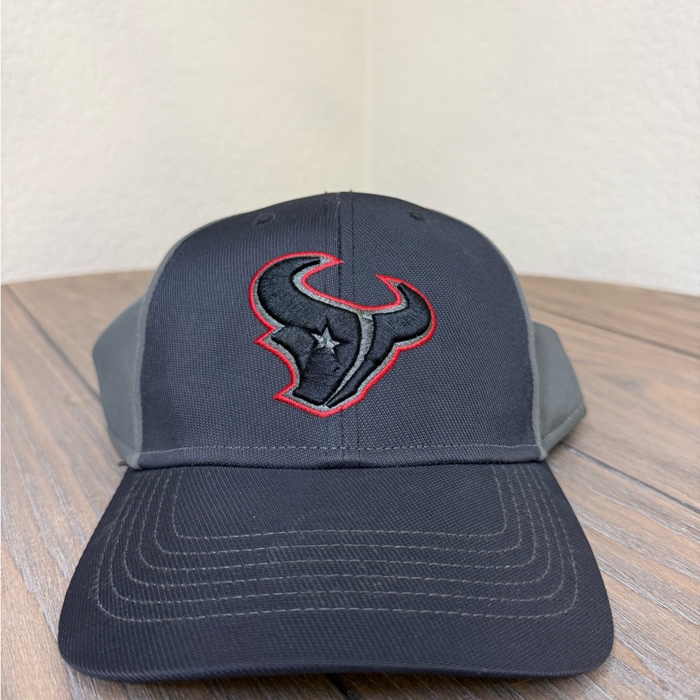 NFL Houston Texans Black and Gray Cap with Red Logo